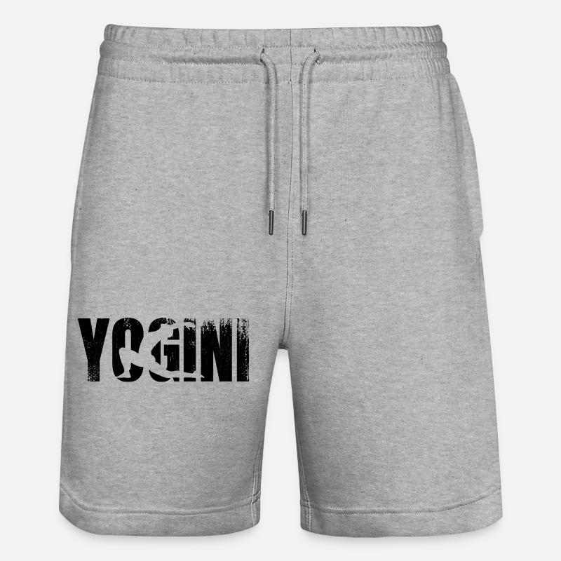 Professeur de yoga - Short de jogging bio TRAINER Stanley/Stella unisexe - gris chiné