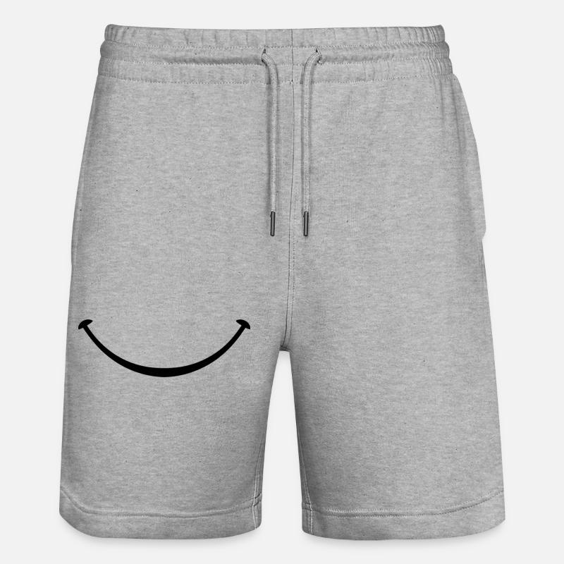 sourire - Short de jogging bio TRAINER Stanley/Stella unisexe - gris chiné