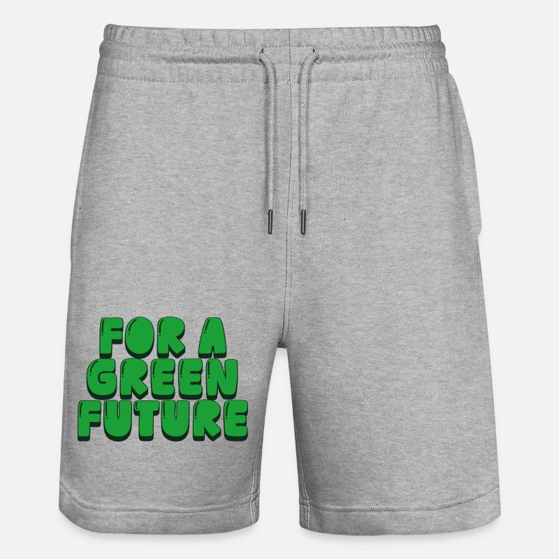 Pour un avenir vert - Short de jogging bio TRAINER Stanley/Stella unisexe - gris chiné