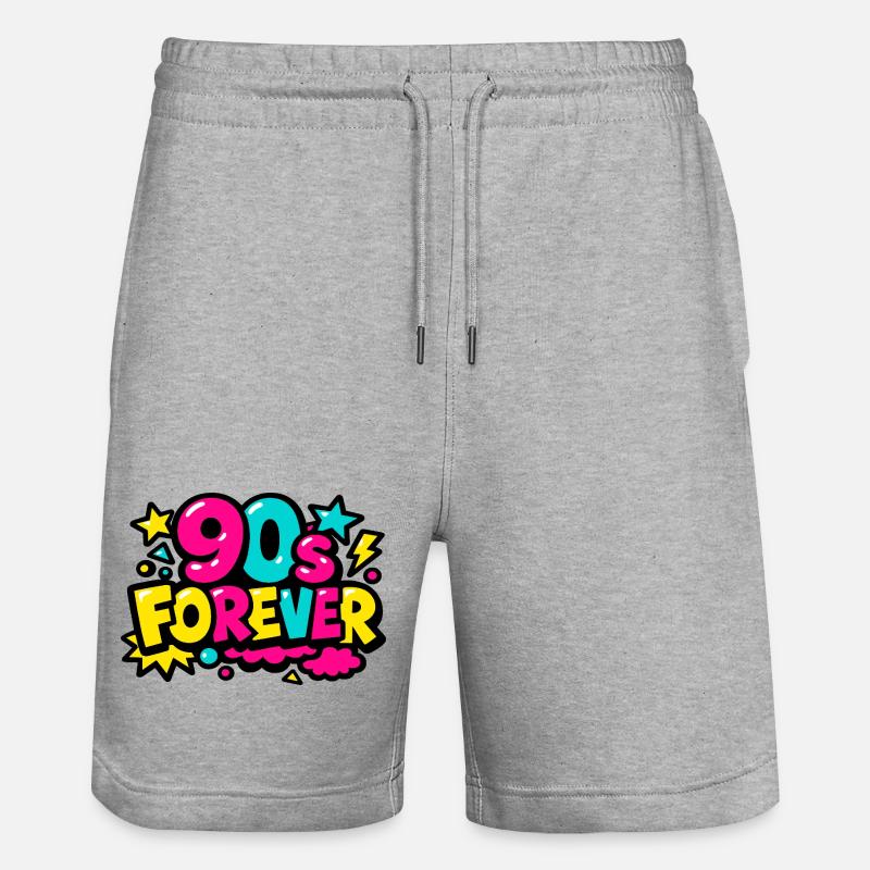 Pop Éternelle des années 90 - Short de jogging bio TRAINER Stanley/Stella unisexe - gris chiné