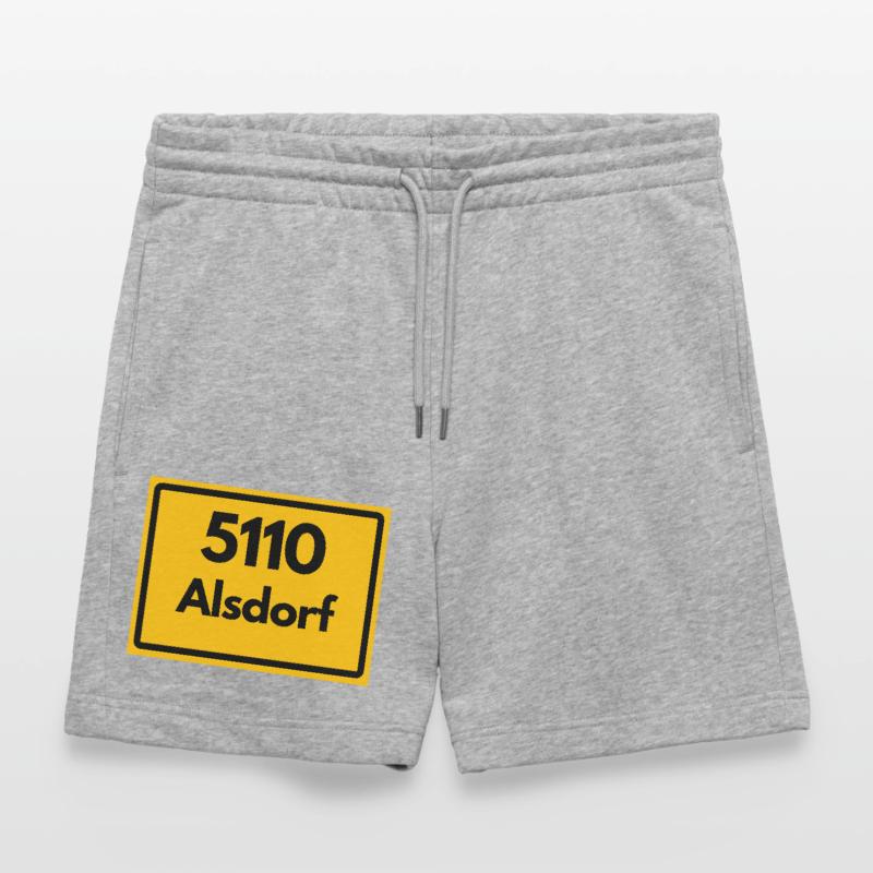 OLD POSTCODE POSTCODE RETRO 5110 ALSDORF Stanley/Stella Trainer Unisex Organic Jogging Shorts