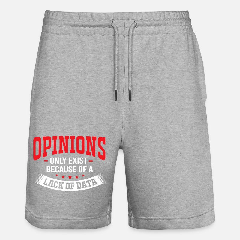 Coder Programmer GPT - Stanley/Stella Trainer Unisex Organic Jogging Shorts - heather grey