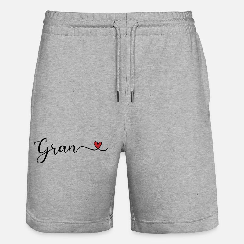 Gran - Short de jogging bio TRAINER Stanley/Stella unisexe - gris chiné