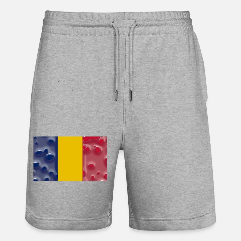 Gift for Chad - Stanley/Stella Trainer Unisex Organic Jogging Shorts - heather grey