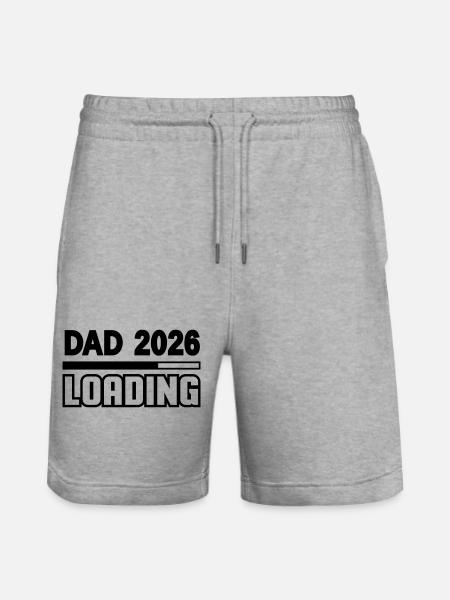 dad_2026_loading - Stanley/Stella Unisex Bio Joggingshorts Trainer  - Grau meliert
