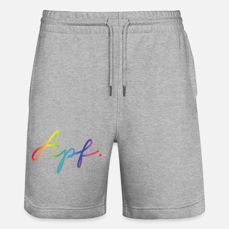 APF - Stanley/Stella Unisex Bio Joggingshorts Trainer  - Grau meliert
