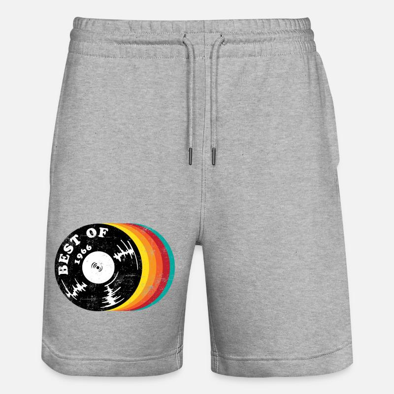 Le meilleur de 1966 - Short de jogging bio TRAINER Stanley/Stella unisexe - gris chiné