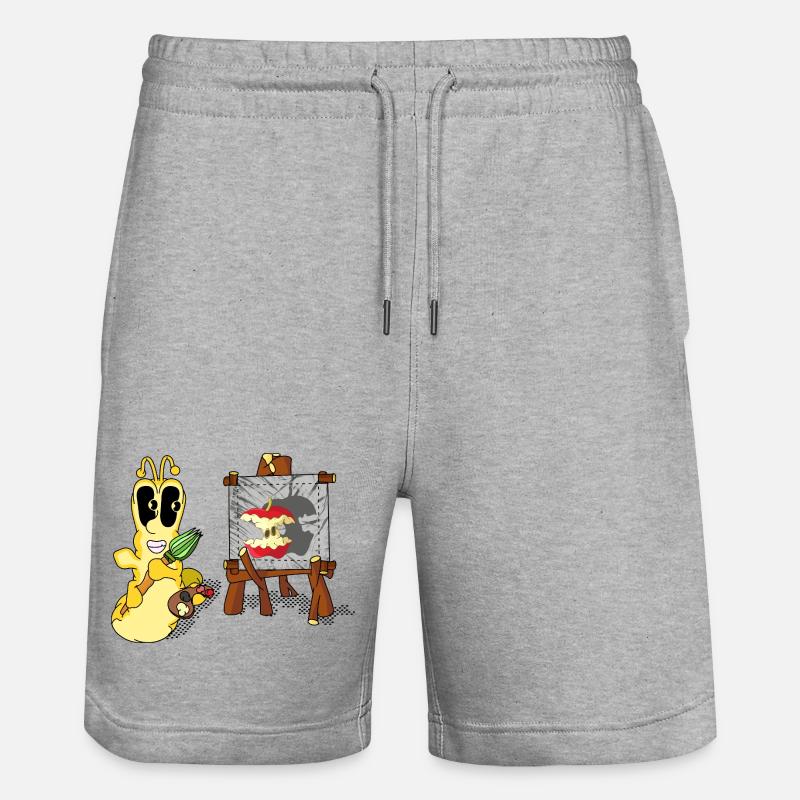 PLAN - Short de jogging bio TRAINER Stanley/Stella unisexe - gris chiné