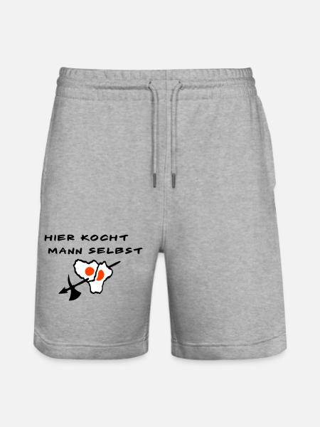 Koch - Stanley/Stella Unisex Bio Joggingshorts Trainer - Grau meliert