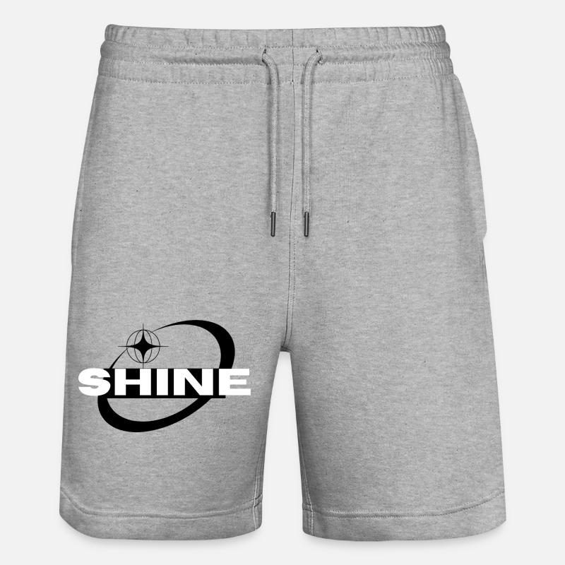 Shine Y2K - Short de jogging bio TRAINER Stanley/Stella unisexe - gris chiné