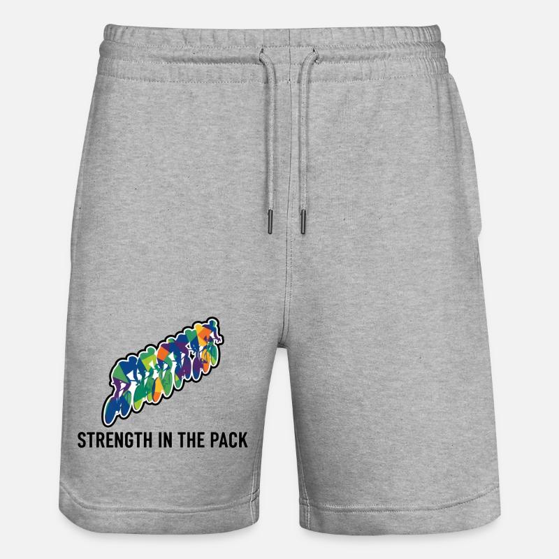 Cycle d’alimentation du pack - Short de jogging bio TRAINER Stanley/Stella unisexe - gris chiné