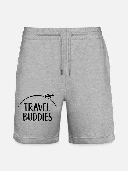 travel - Stanley/Stella Unisex Bio Joggingshorts Trainer - Grau meliert