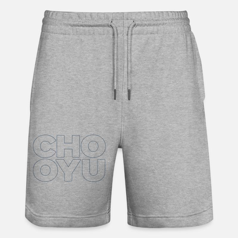 Cho Oyu - Short de jogging bio TRAINER Stanley/Stella unisexe - gris chiné