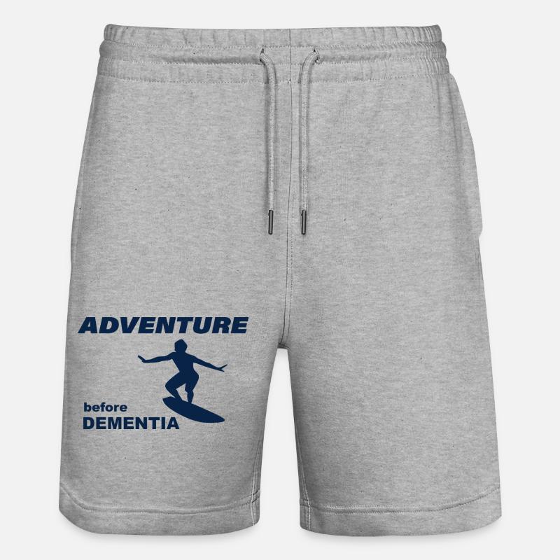 AVENTURE DE SURF - Short de jogging bio TRAINER Stanley/Stella unisexe - gris chiné