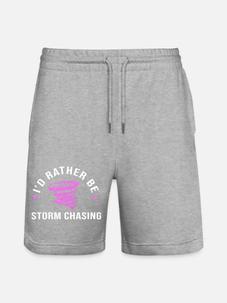 Weather Meteorology Meteorologist - Stanley/Stella Trainer Unisex Organic Jogging Shorts - heather grey