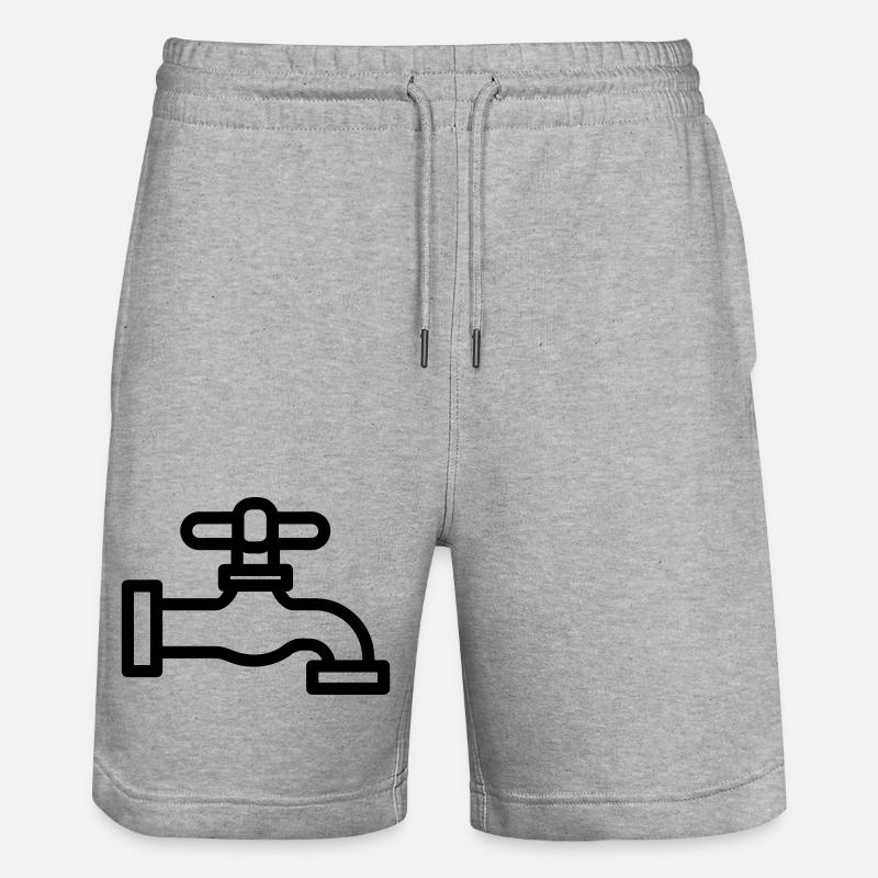 robinet - Short de jogging bio TRAINER Stanley/Stella unisexe - gris chiné