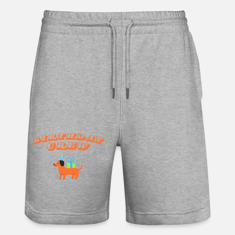 Bon anniversaire - Short de jogging bio TRAINER Stanley/Stella unisexe - gris chiné