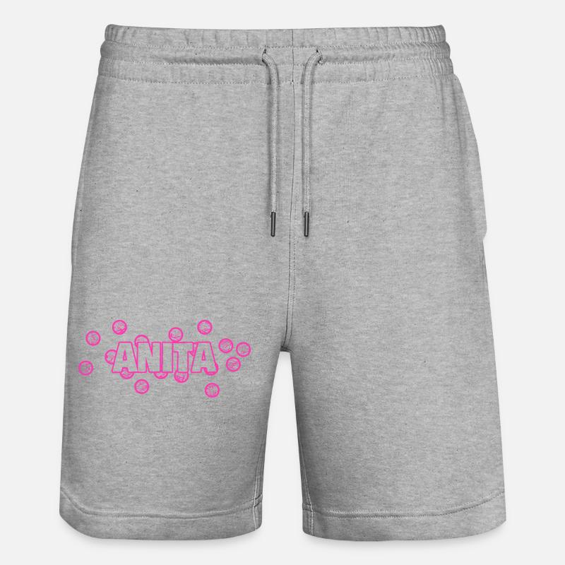 Anita comme nom - Short de jogging bio TRAINER Stanley/Stella unisexe - gris chiné