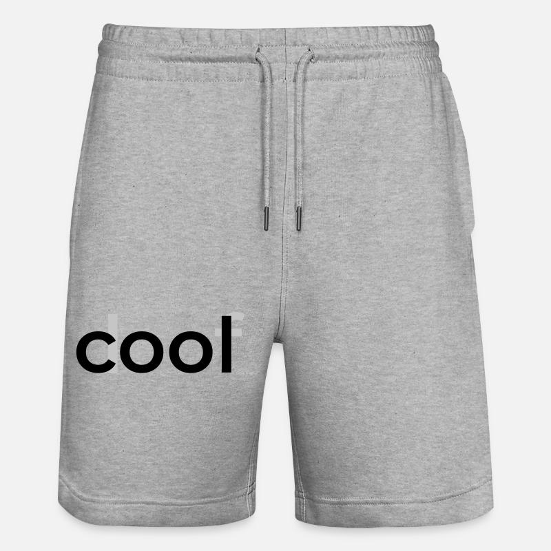 Cool goofy - Short de jogging bio TRAINER Stanley/Stella unisexe - gris chiné