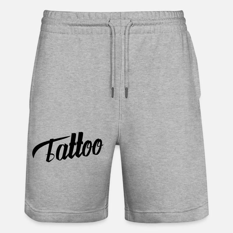 Tatouage - Short de jogging bio TRAINER Stanley/Stella unisexe - gris chiné