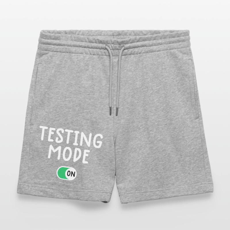 Testing Mode On Graphic Tee Stanley/Stella Trainer Unisex Organic Jogging Shorts