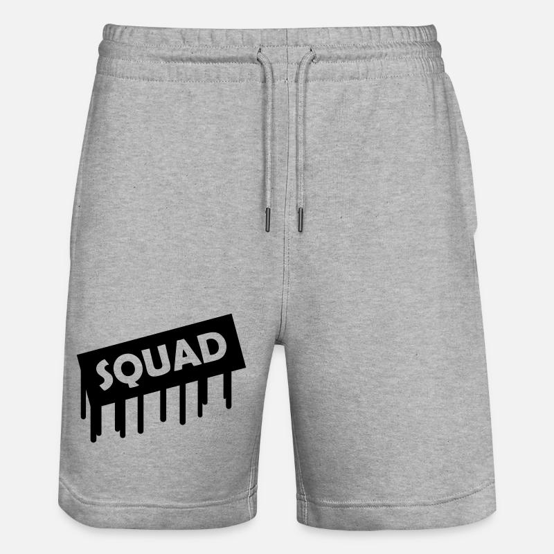 Escouade - Short de jogging bio TRAINER Stanley/Stella unisexe - gris chiné