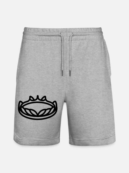 Diadem - Stanley/Stella Unisex Bio Joggingshorts Trainer  - Grau meliert