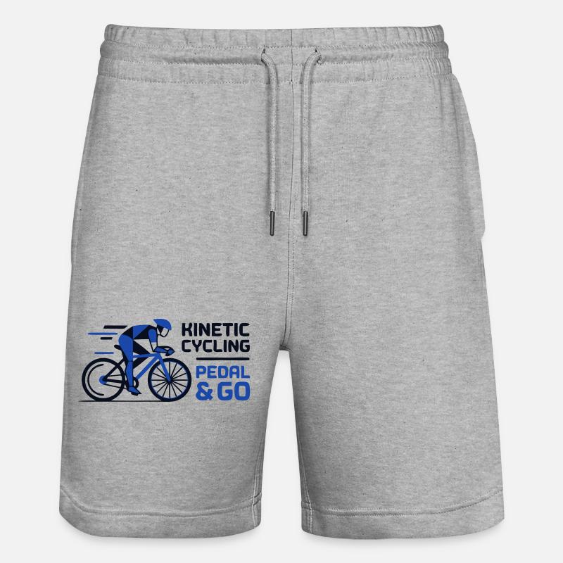 Sprint dynamique de cyclisme cinétique - Short de jogging bio TRAINER Stanley/Stella unisexe - gris chiné