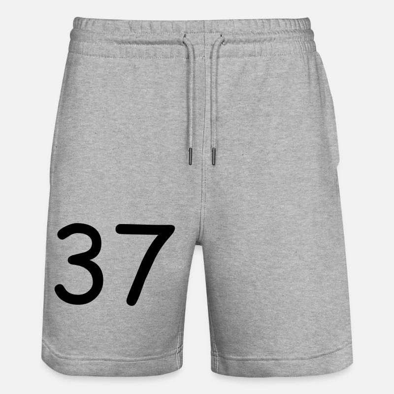 37 - Short de jogging bio TRAINER Stanley/Stella unisexe - gris chiné