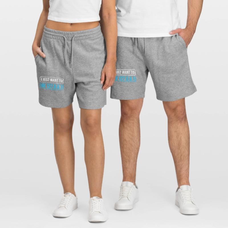 Network Engineer Programmer Computer Scientist Stanley/Stella Trainer Unisex Organic Jogging Shorts