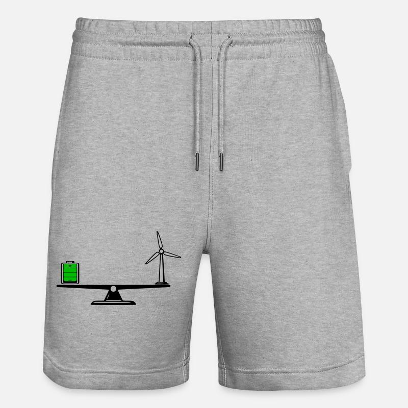 Distribuez judicieusement - Short de jogging bio TRAINER Stanley/Stella unisexe - gris chiné
