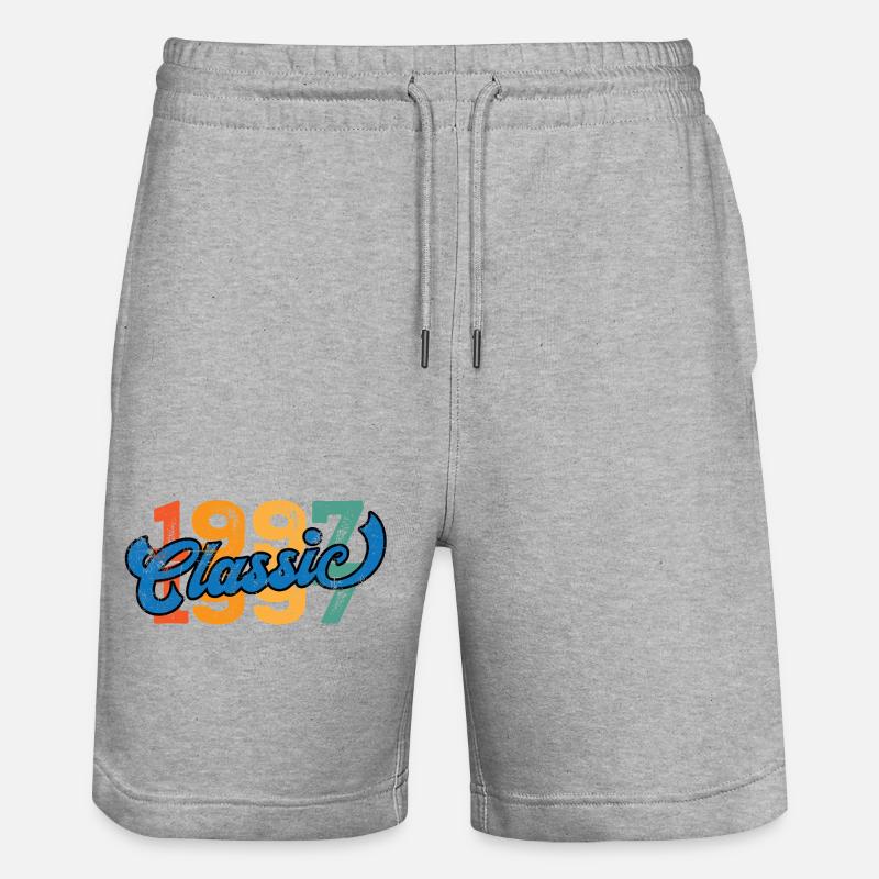Annata 1997 - Pantaloncini da jogger ecologici unisex Trainer di Stanley/Stella - grigio melange