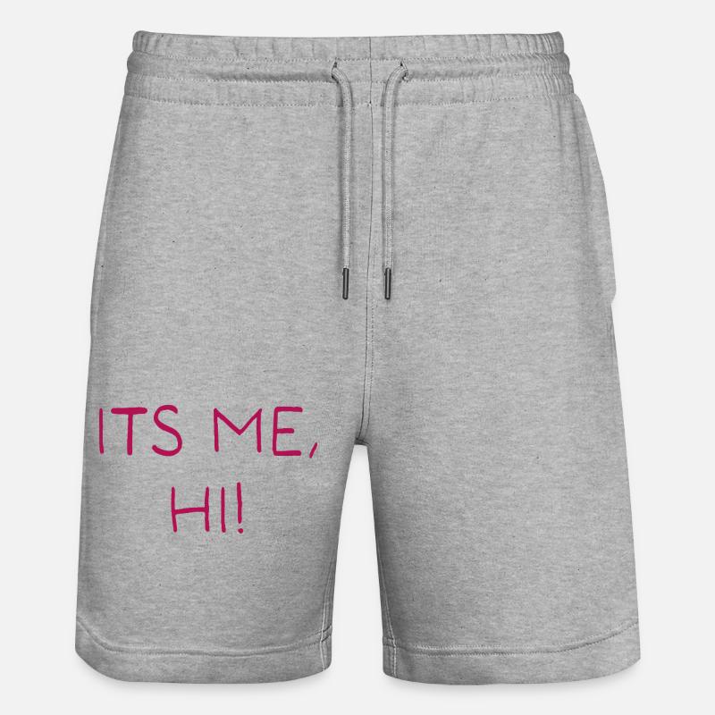 C’est moi, salut ! - Short de jogging bio TRAINER Stanley/Stella unisexe - gris chiné
