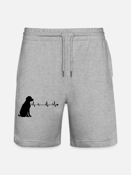 Chien - Short de jogging bio TRAINER Stanley/Stella unisexe - gris chiné