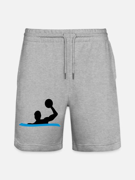 Wasserball - Stanley/Stella Unisex Bio Joggingshorts Trainer  - Grau meliert
