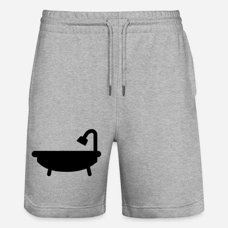 Baignoire - Short de jogging bio TRAINER Stanley/Stella unisexe - gris chiné