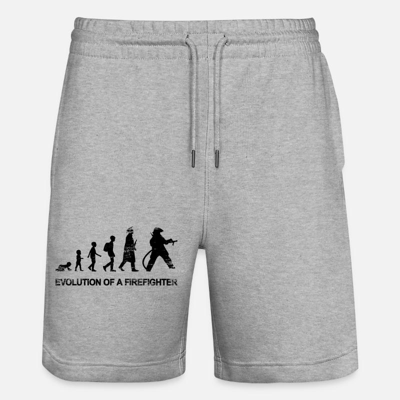 Développement d’un pompier - Short de jogging bio TRAINER Stanley/Stella unisexe - gris chiné