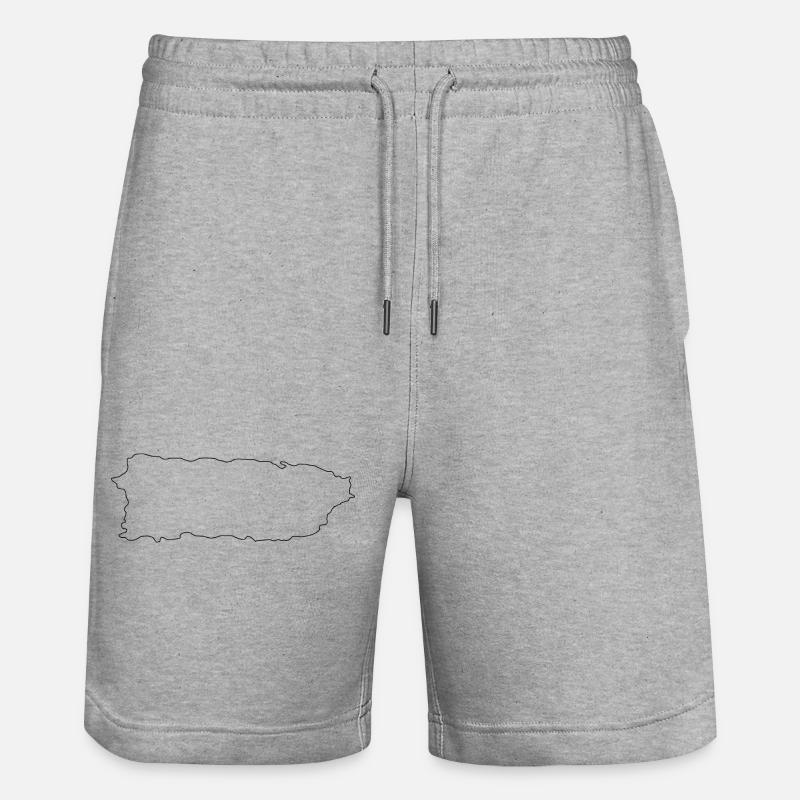Résumé de Porto Rico - Short de jogging bio TRAINER Stanley/Stella unisexe - gris chiné