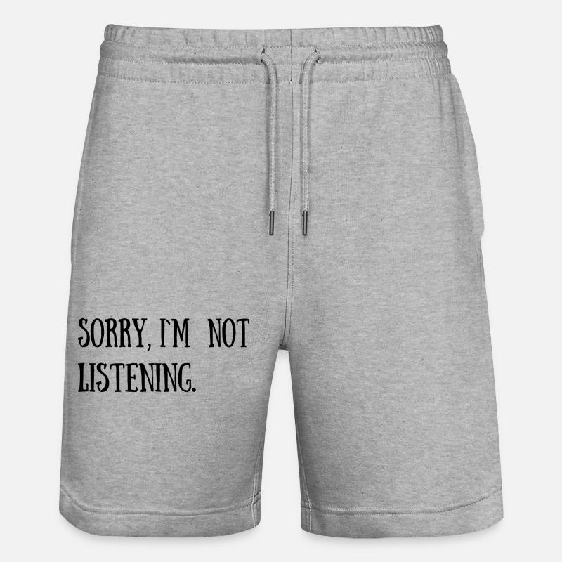 Citations drôles, sarcastiques et cool - Short de jogging bio TRAINER Stanley/Stella unisexe - gris chiné