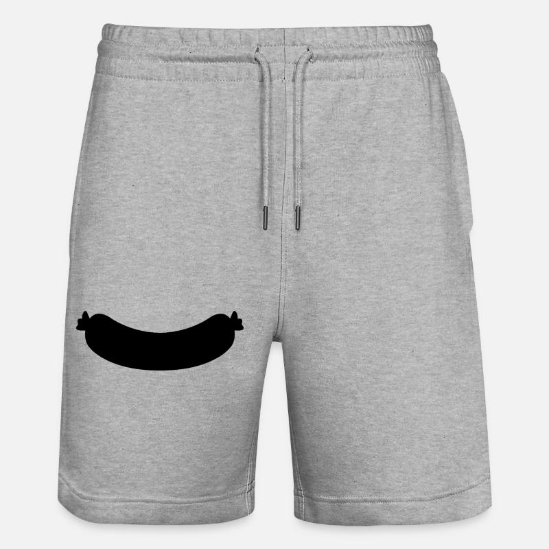 Wurst - Stanley/Stella Unisex Bio Joggingshorts Trainer  - Grau meliert