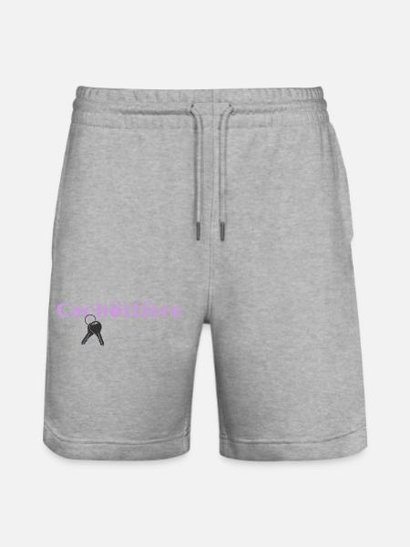 Cachottière Clés et Mystère - Short de jogging bio TRAINER Stanley/Stella unisexe - gris chiné