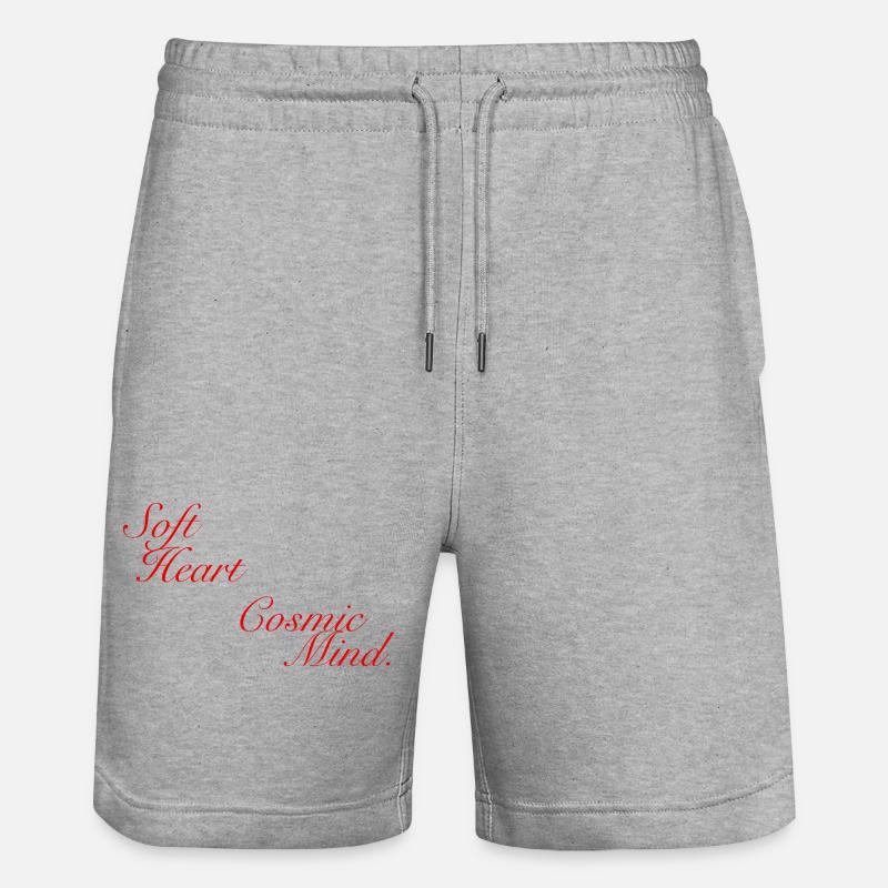 Soft Heart Cosmic Mind - Short de jogging bio TRAINER Stanley/Stella unisexe - gris chiné