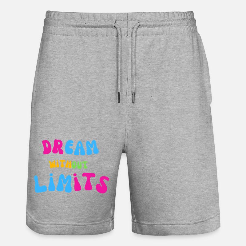 Rêve sans limites - Short de jogging bio TRAINER Stanley/Stella unisexe - gris chiné