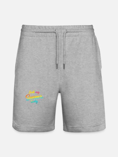 Look my summer body! - Stanley/Stella Trainer Unisex Organic Jogging Shorts - heather grey