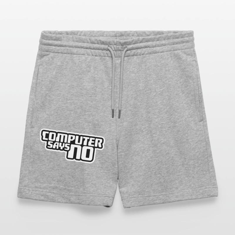 Computer Says No Funny Programmer Nerd Technique Stanley/Stella Trainer Unisex Organic Jogging Shorts