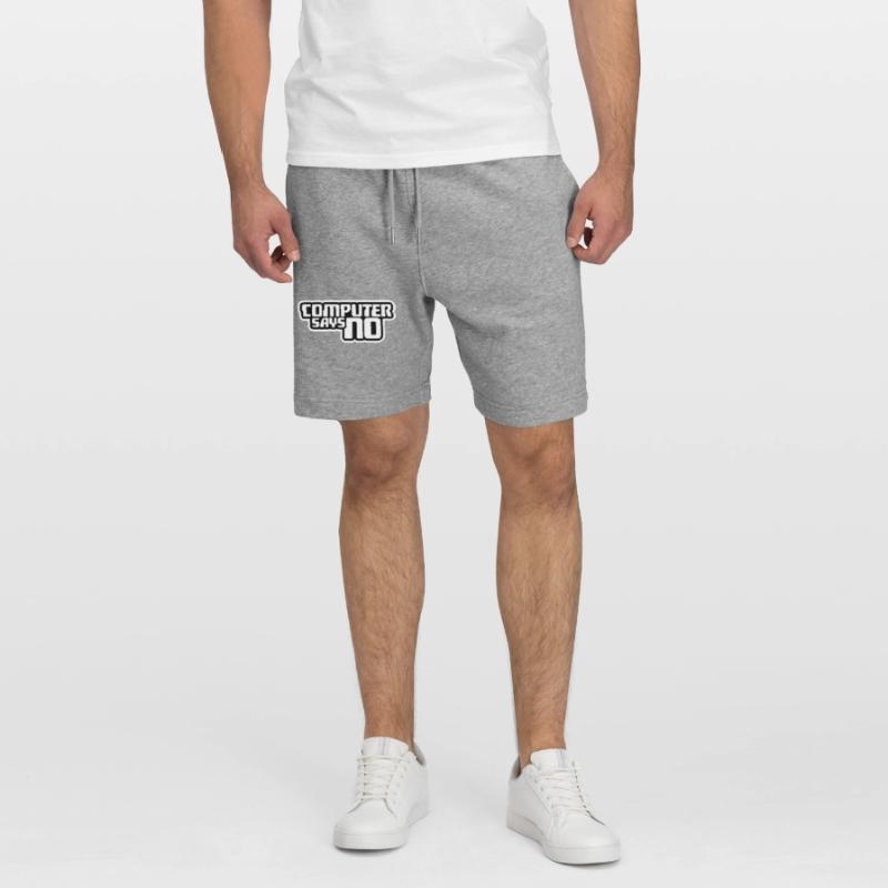 Computer Says No Funny Programmer Nerd Technique Stanley/Stella Trainer Unisex Organic Jogging Shorts