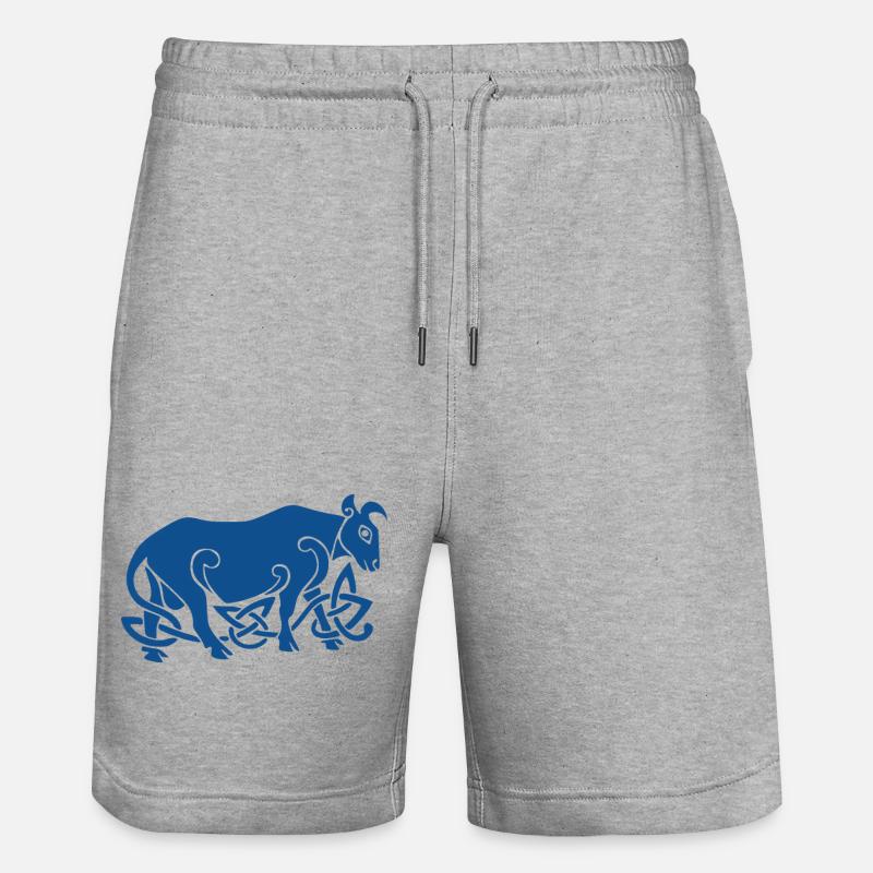 Celtic Bull - Short de jogging bio TRAINER Stanley/Stella unisexe - gris chiné