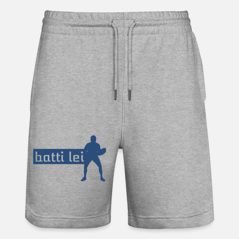 Schlag sie - Stanley/Stella Unisex Bio Joggingshorts Trainer - Grau meliert