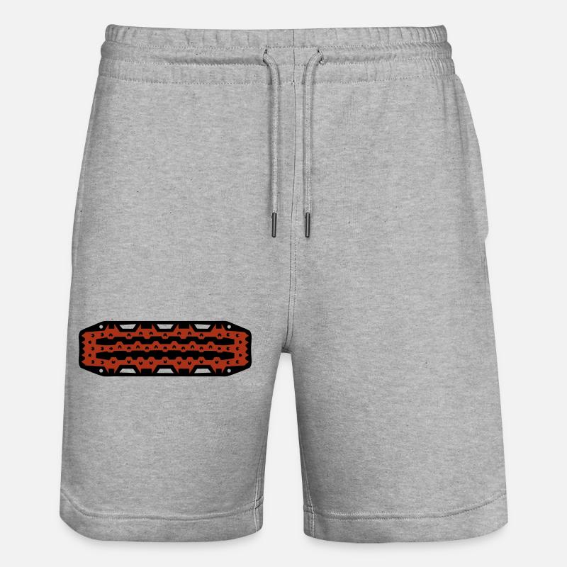 Offroad Sand Sheet 4x4 Mud - Stanley/Stella Trainer Unisex Organic Jogging Shorts - heather grey