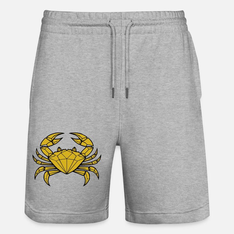 Cancer – Protection et force - Short de jogging bio TRAINER Stanley/Stella unisexe - gris chiné